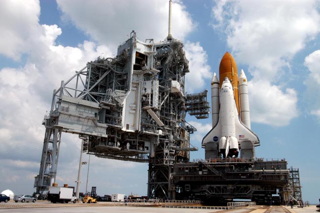 NASA Shuttle Managers Track Hurricane Dennis
